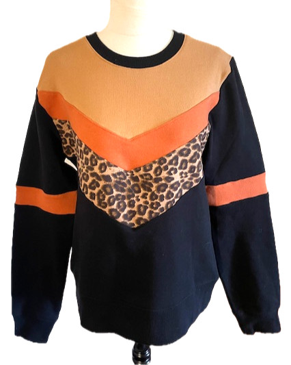 ALL ABOUT EVE Carter Sports Crew Jumper Size 6 NWT RRP$80 Party Travel Cruise image 2