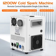 1200W Cold Spark Machine Stage Effect DMX Firework Machine DJ Club Free Power