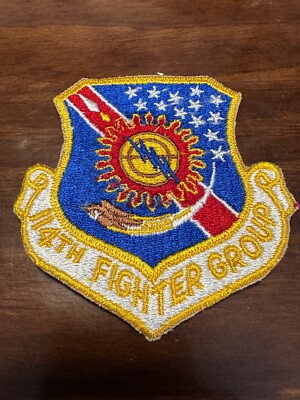 Vintage USAF 114th Fighter Group Patch - Sioux Falls South Dakota