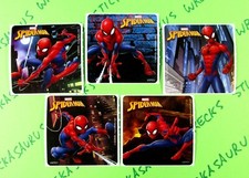 Spider Man Lot Of 5 Stickers