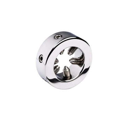 Glans Ring with Spikes, Chastity Glans Ring, Precision Punisher Pleasure Ring