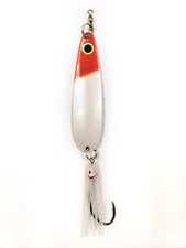 Salmon Spoon McOmie's 4" UV Red Head w/Hoochie