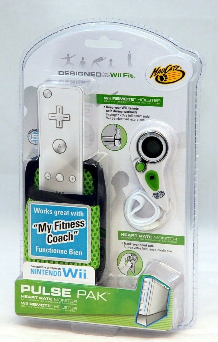 NEW Nintendo Wii Fit PULSE PAK Heart Rate Monitor Remote GREEN my