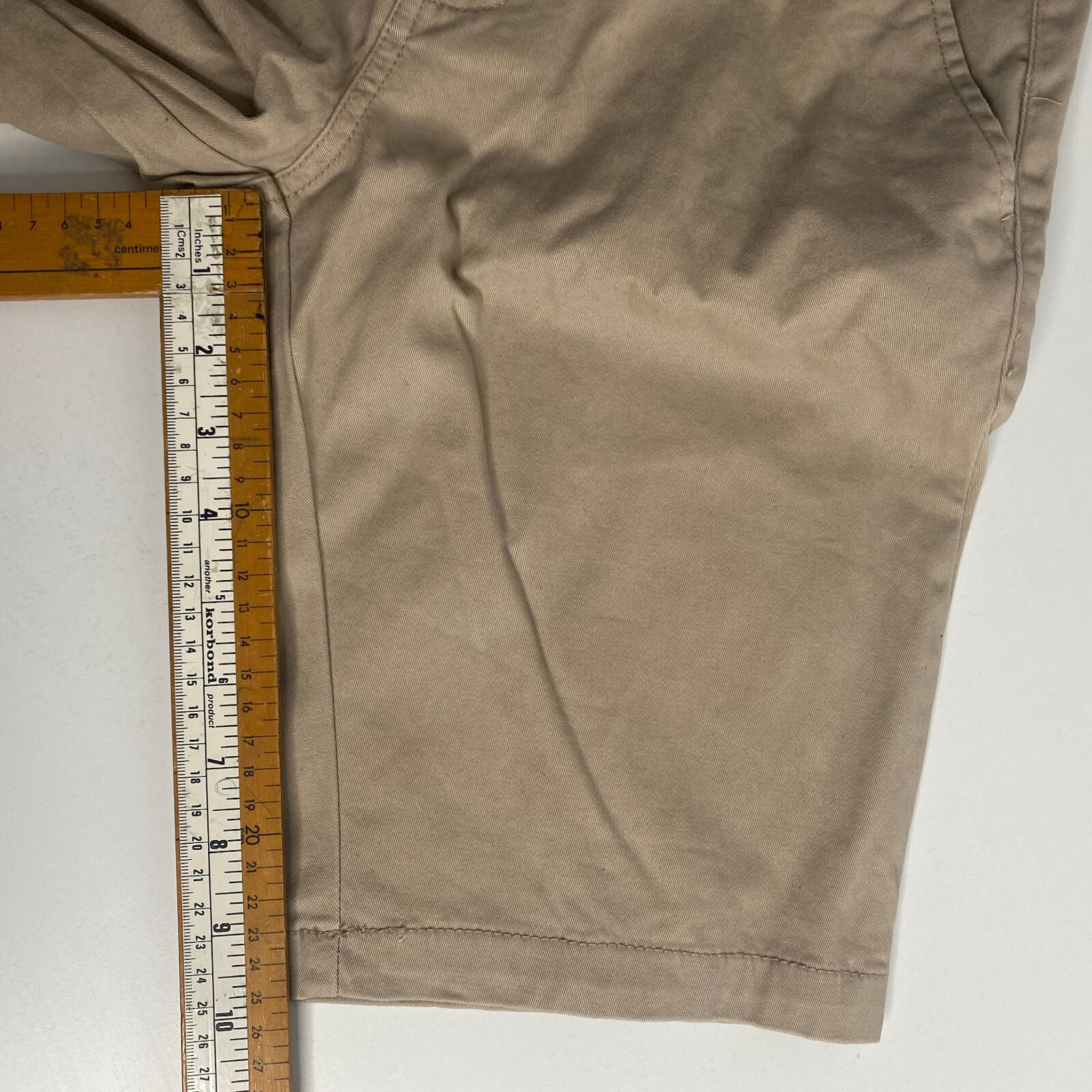 Mens Jay Jays Brand Stretch Zip Front Chino Shorts Ca… Gem
