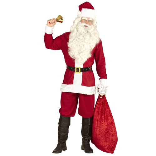 Weihnachtskostüm Santa Claus Weihnachtsmann Kostüm Herren Nikolaus Anzug M-L - Bild 2 von 5
