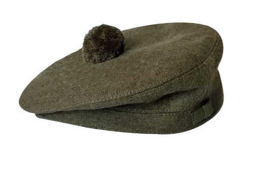 Scottish Tam O Shanter Hat Military Bonnet Beret Balmoral Army Cap Scott's Hat - Picture 4 of 4