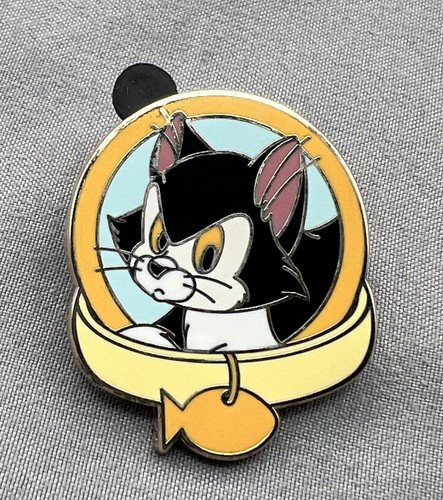 Disney Pin-Magical Mystery Figaro Cat Collar-Pinocchio-Authentic-