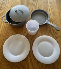 Melissa And Doug Replacement Pans And Dishes 6 Pc Used