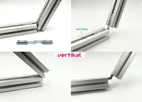 PV Solar Alu Profile Verbinder 10mm Nut Winkel drehbar / vertikal / horizontal - Bild 18 von 18