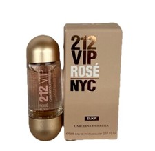 212 VIP Rose Elixir By Carolina Herrera 5ml EDP Splash Mini For Women New In Box