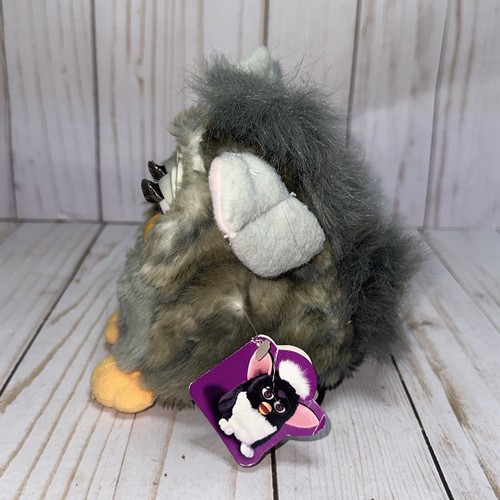 Orejas rosadas grises y blancas vintage Tiger Furby modelo 70-800 - NO FUNCIONAN - Imagen 5 de 12