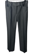 NWT Tahari Dress Pants size 2 Charcoal Gray Business Trouser Career Staple