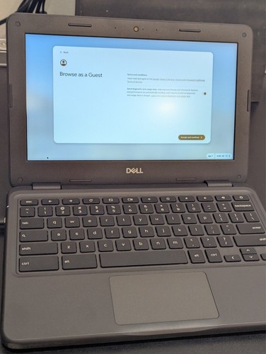 Dell Chromebook 3120 CC6PF 11,6" Intel N100 4GB RAM 64GB Chrome OS - Zdjęcie 2 z 9