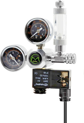 Aquarium Anlage Dual Gauge Co2 Druckregler Blasenzähler Magnetventil