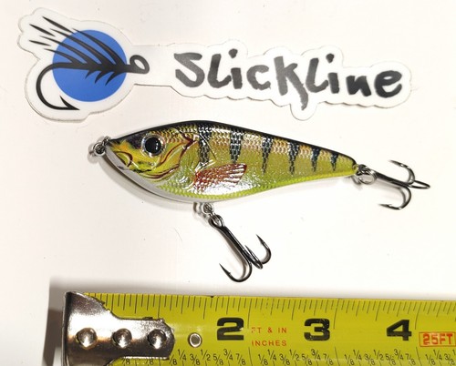 SLICKLINE 75mm 1/2 oz Shallow Diving Rattling Crankbait Fishing Lure 12 COLORS - Picture 35 of 75