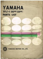 YAMAHA 50cc YF-1 & 55cc YJ-1 ORIGINAL 1964 FACTORY PARTS CATALOGUE