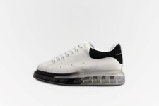 Mens Size Alexander McQueen Sneakers Suede Black Tail Air cushioned shoes