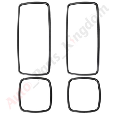 2x Heated Main Mirrors +2x Wide Angle Mirrors For 03-16 Freightliner Columbia M2