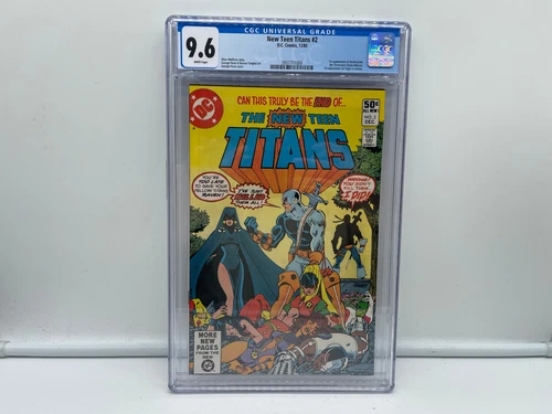 New Teen Titans #2 CGC 9.6 1st Appearance Deathstroke Trigon DC 1980