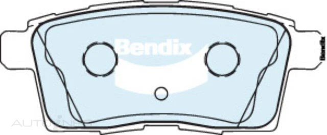 Pastilha de freio traseira BENDIX 4WD DB19174WD para MAZDA CX9 3.7L V6 AWD FWD - Imagem 2 de 2