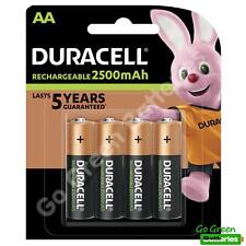 4 x Duracell AA 2500 mAh Rechargeable ULTRA Batteries, NiMH HR6 MN1500 Duralock 2.90 per battery
