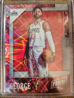 2019 Panini Black Friday Paul George Future Frames 18/99 #8 Los Angeles Clippers