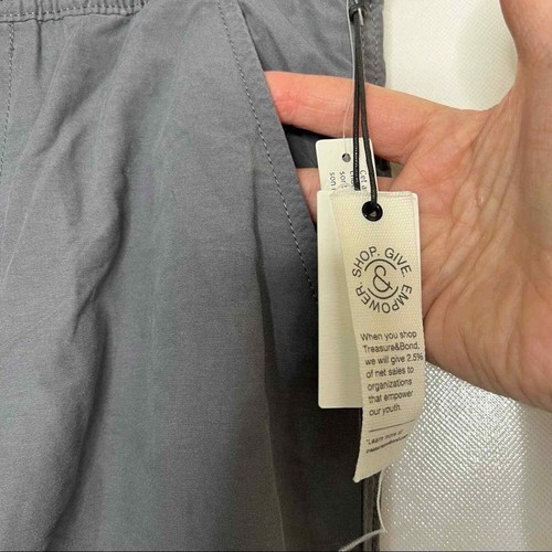 Treasure & Bond Boys Pull On Pants Jogger Lightweight Gray Size 14 - Picture 5 of 9