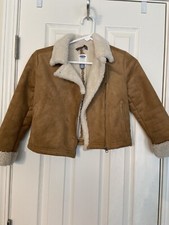 Kids Old Navy Sherpa Lined biker jacket Small