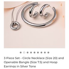 Silvertone 3 piece Jewellry Set