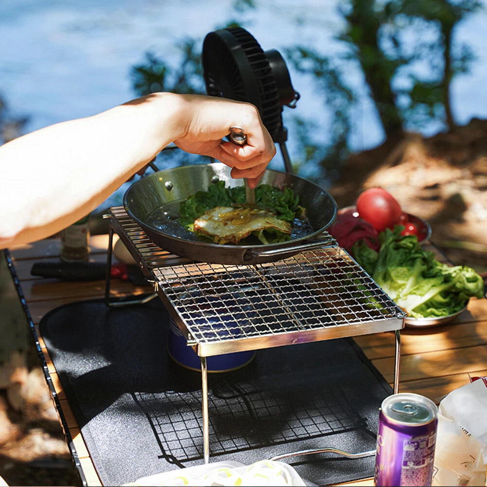 Portable grill top stand camping