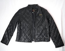 Extasy Moto Jacket Quilted Motorcycle Black Leather James John Xl Cafe Racer