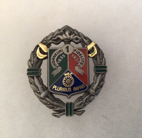Toe 2 Toe Insigne De Béret Doré Légion 1er Régiment Étranger D'Infanterie