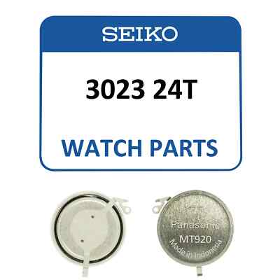 Genuine Seiko Kinetic Watch 3023-24T Rechargeable Battery Capacitor