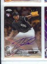 THYAGO VIEIRA 2018 Topps Chrome Baseball AUTO RC Rookie #RA-TV CHICAGO WHITE SOX