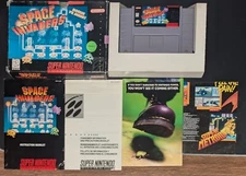 Space Invaders SNES (Super Nintendo Entertainment System, 1997) COMPLETE CIB