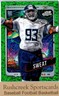 2024 Topps Chrome Cosmic #192 T'Vondre Sweat /75 Green Space Dust Refractors