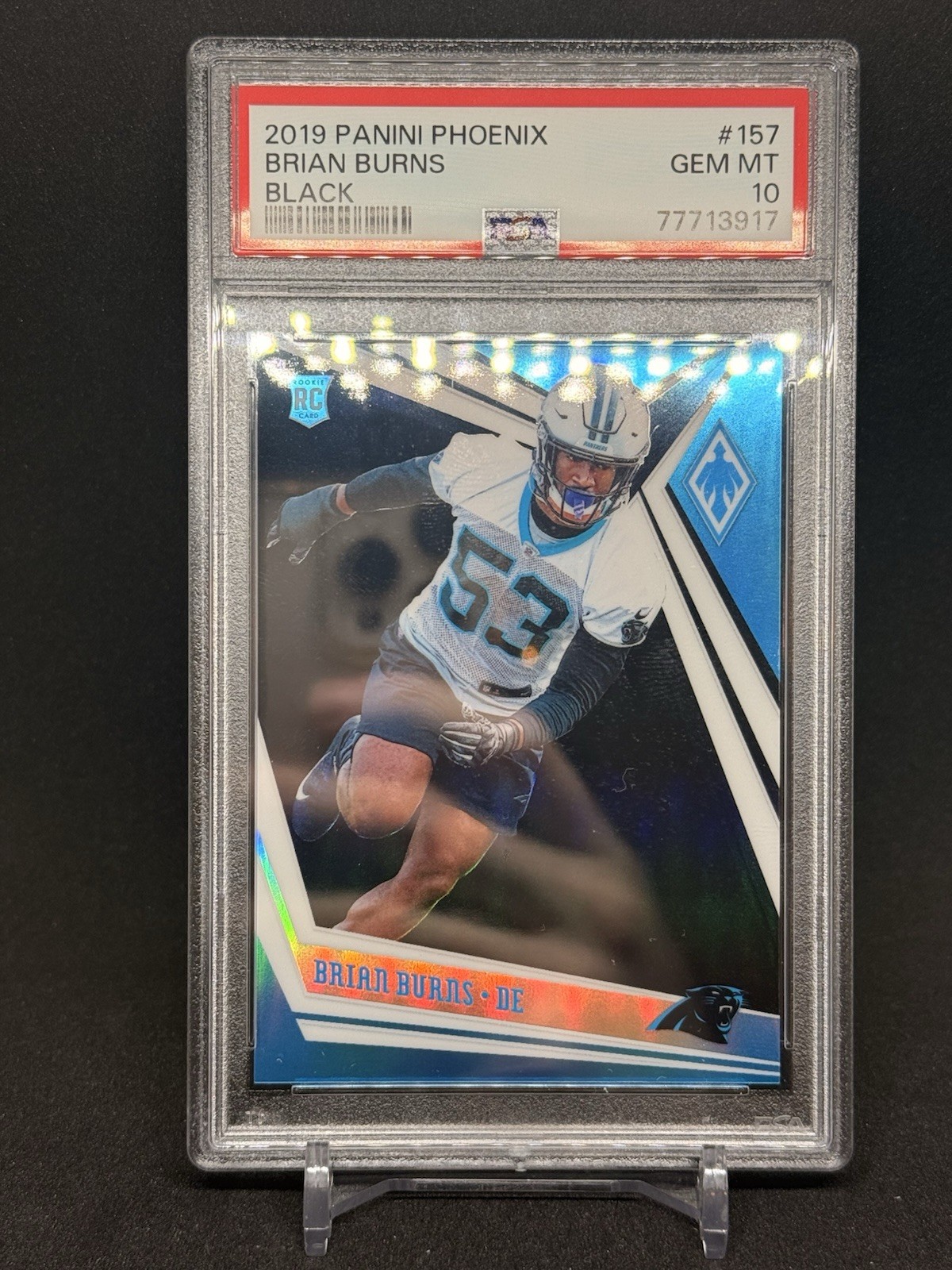 Brian Burns Panini Phoenix #157 Black