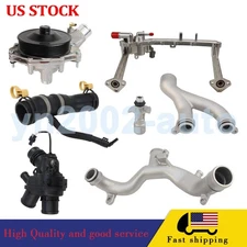 7pcs Upgraded Aluminum Coolant Water Pipe Kit for Land Rover Range Rover 3.0 SC