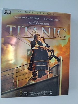 TITANIC   3D Blu-ray +  2D Blu-ray   4 Disc Auflage mit Schuber   Sehr Gut