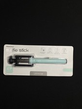 Phone Selfie Stick Vivitar 42" Brand New  Built In Shutter Release  Light Blue
