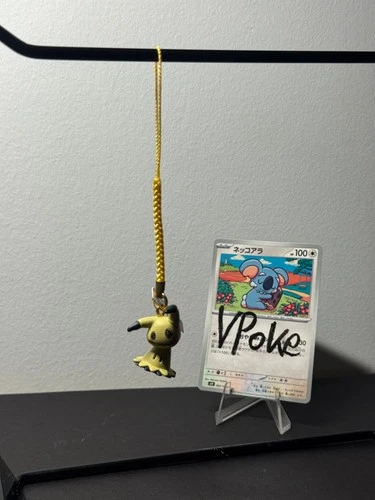Takara Tomy Pokemon Mimikyu Figure Strap Phone Charm Mascot Official Japan