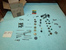 Vintage Slot Car Parts 1/24 1/32  BRASS PINION GEAR  Axle brushes Cox Eldon KB