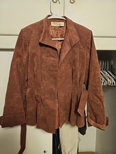 Adolph Schuman for Lilli Ann Vintage Blazer Jacket Removable BELT M/L