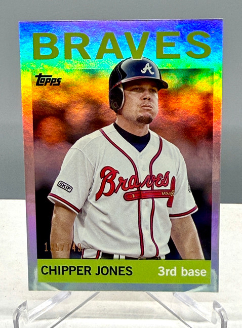 2025 Topps Archives - 1964 Topps Chipper Jones #59 Rainbow Foilboard /149