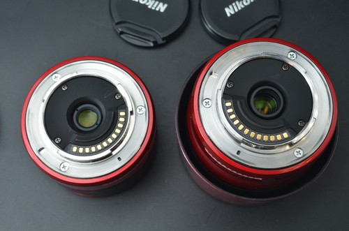 Nikon 1 J1 Mirrorless Camera Red 10-30mm & 30-110mm Lense Kit #B95 - Picture 11 of 14