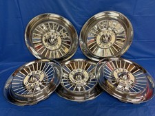 Vintage Set Of 5 1957 Ford 14 Hubcaps Thunderbird Fairlane Fomoco Vintage Set Of 5 1957 Ford 14 Hubcaps Thunderbird Fairlane Fomoco