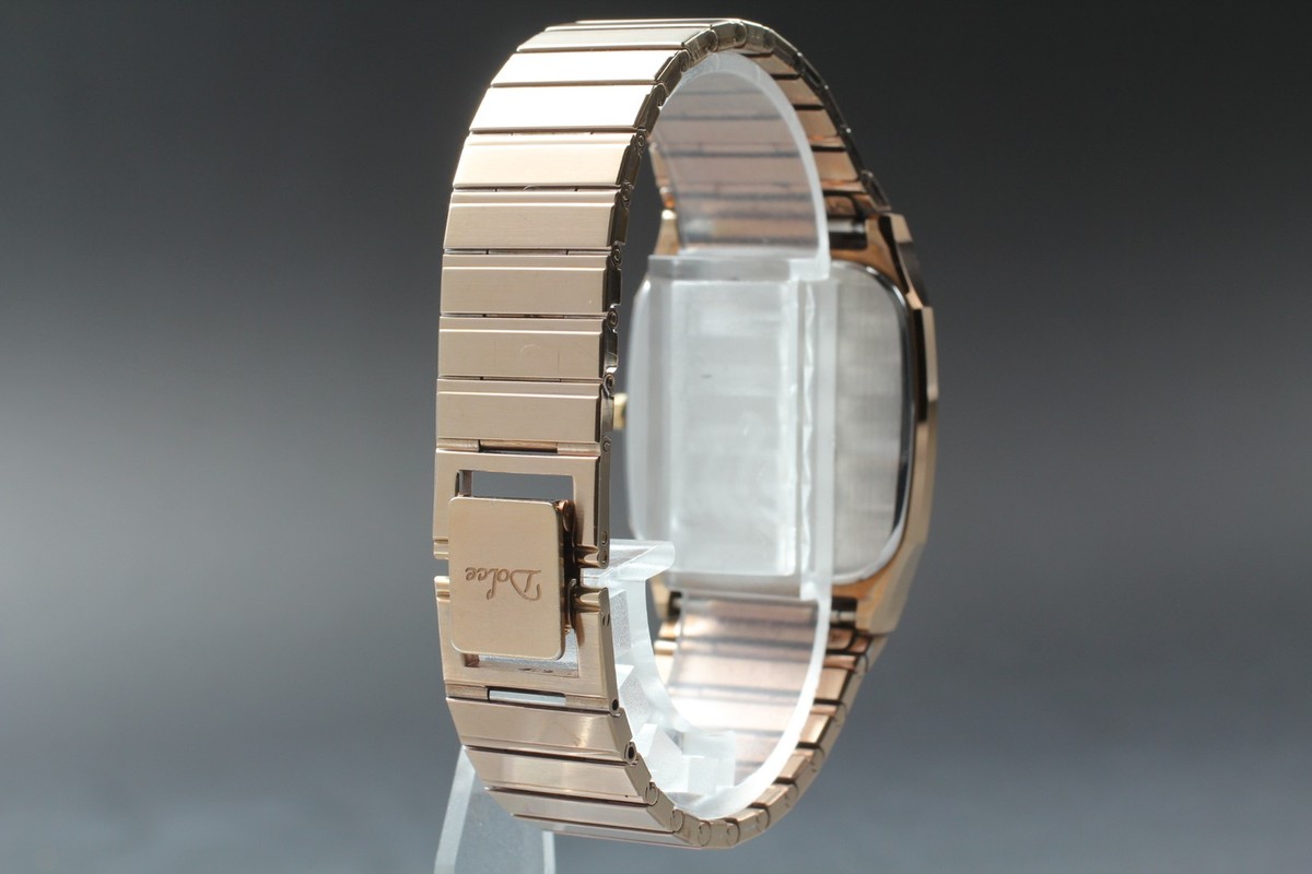 Vintage 1987 Seiko Dolce 9531-5140 Tungsten Gold HAQ Quartz Mens