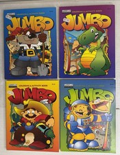 NEW  Mohican Press JUMBO Coloring  Activity Book Lot of 4 1997 