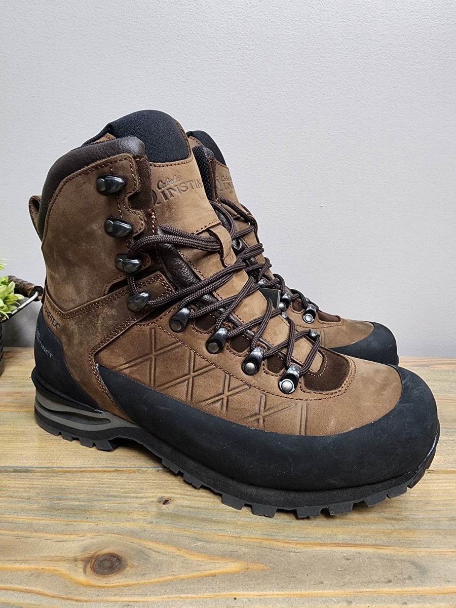 Cabela's Instinct Mountain Hiker Hunting Boots for Men Brown - Main Image