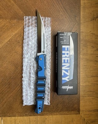 Cold Steel Frenzy II Folding Knife 5.5'' S35VN Plain Blade, G10 Handle 62P2A
